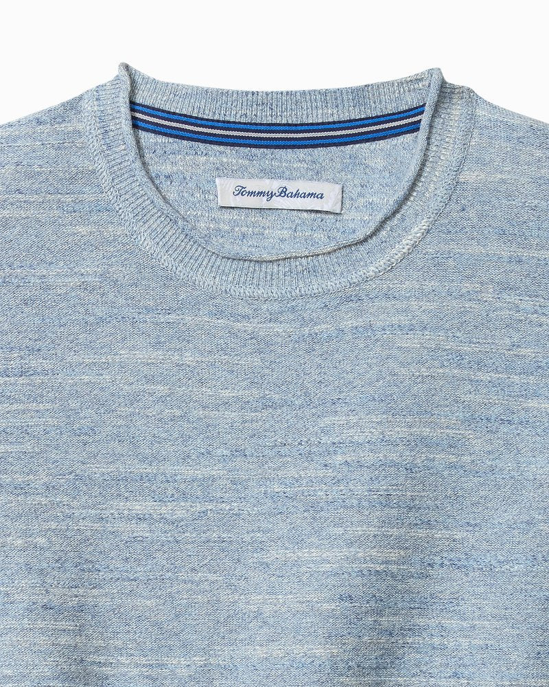 Salerno Point Crew Sweater - Denimblau Heather