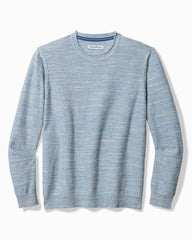 Salerno Point Crew Sweater - Denimblau Heather