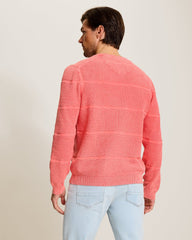 Saltwater Textured Abaco Sweater - Red Ginger