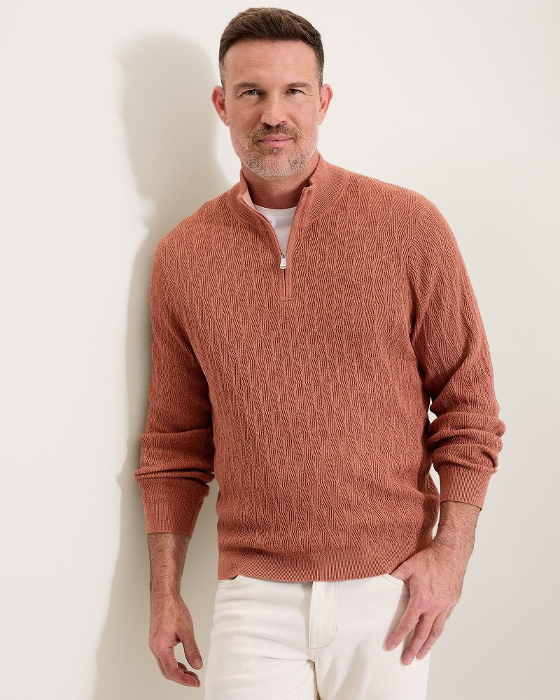 Coolside Madeira IslandZone Half-Zip - Spicy Clay Heather