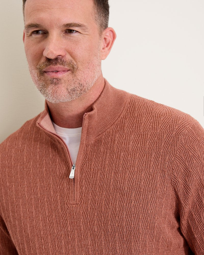 Coolside Madeira IslandZone Half-Zip - Spicy Clay Heather