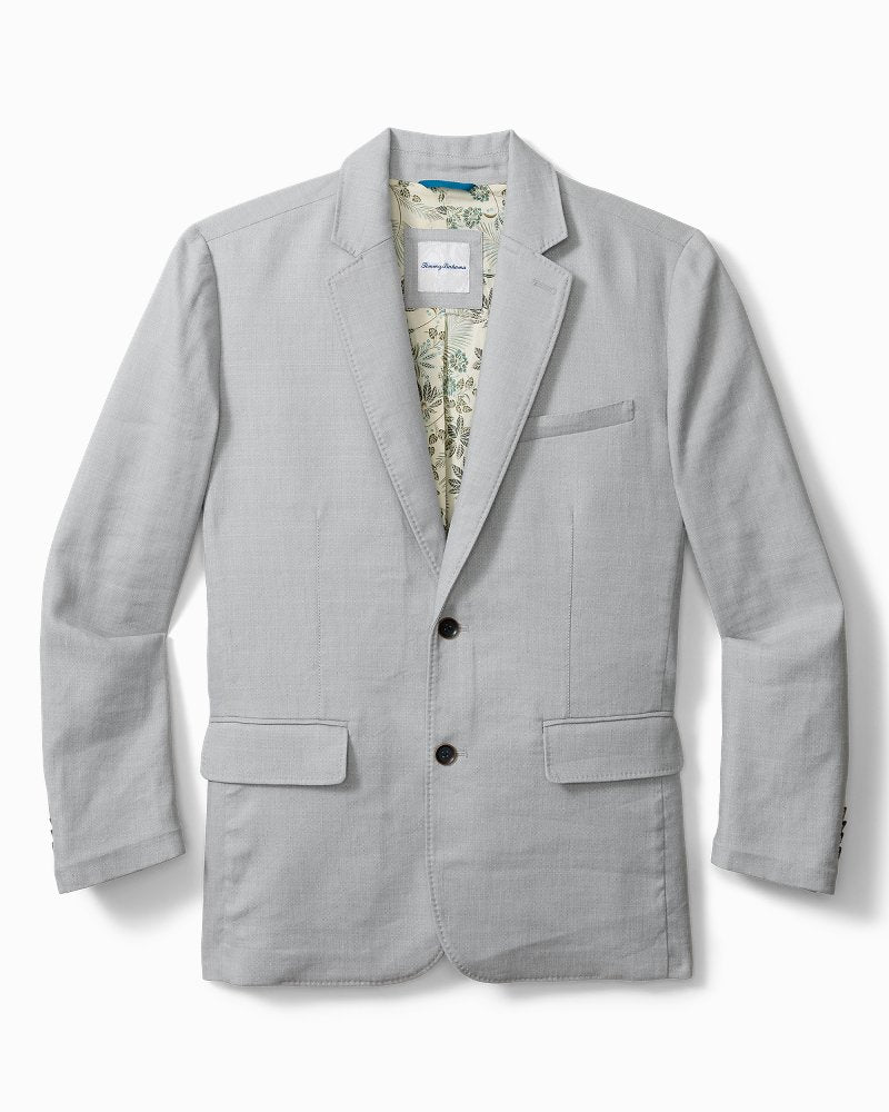Latigo Beach Linen-Blend Blazer - Bala Shark