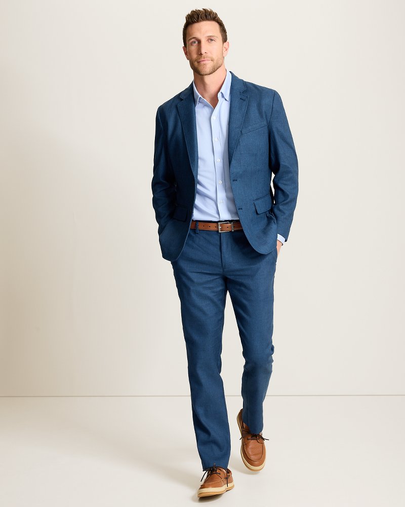 Latigo Beach Linen-Blend Blazer - Navy