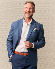 Latigo Beach Linen-Blend Blazer - Navy