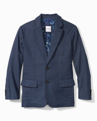 Latigo Beach Linen-Blend Blazer - Navy