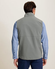 Island Clubhouse Pro Full-Zip Performance Vest - Spa Stone