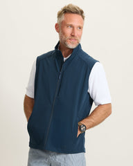 Island Clubhouse Pro Full-Zip Performance Vest - Ocean Deep