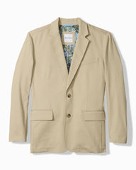 Bayview Herringbone Blazer - Khaki Sands