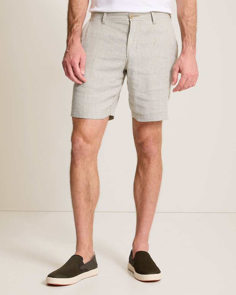 Beach Coast Stretch-Linen 7-Inch Shorts - Beach