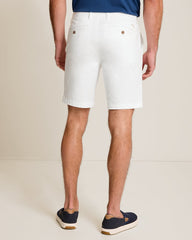 Boracay Island Chino 9-Inch Shorts - White