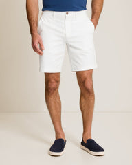 Boracay Island Chino 9-Inch Shorts - White