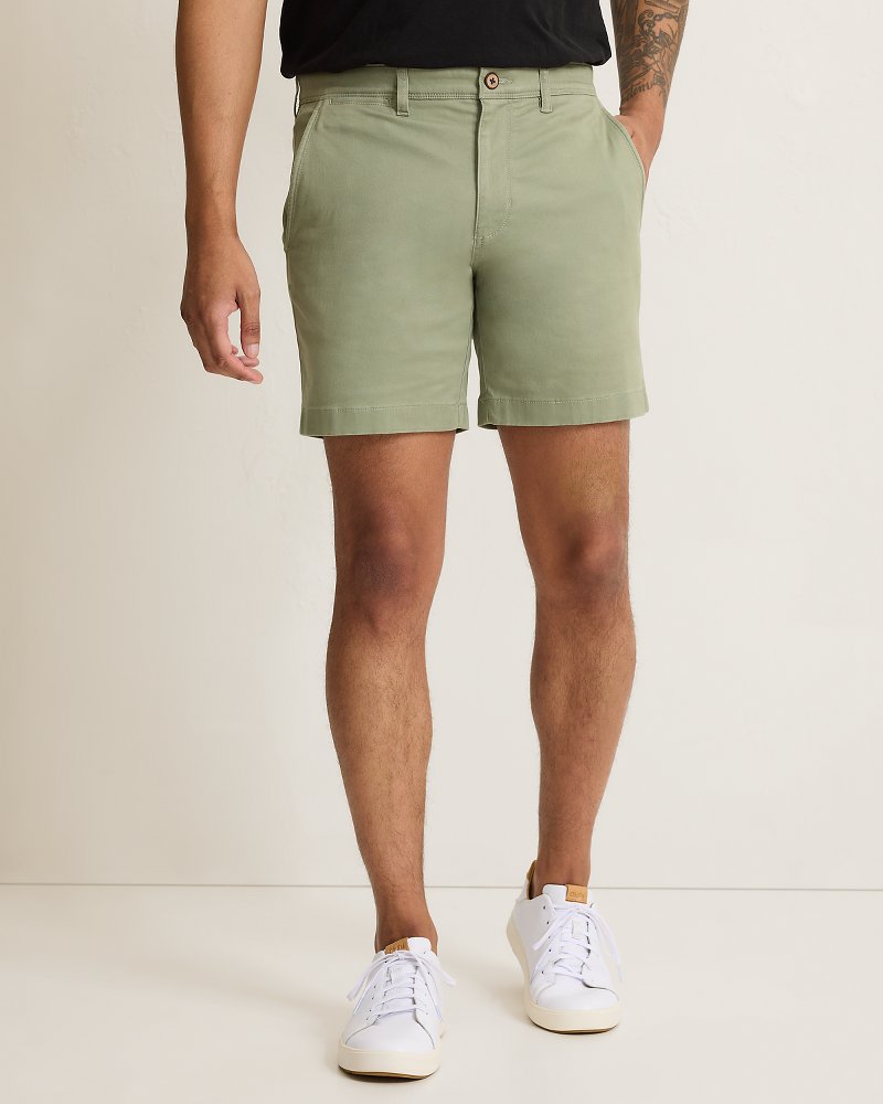 Boracay Island Chino 7-Inch Shorts - Soapstone