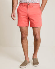 Boracay Island Chino 7-Inch Shorts - Red Ginger