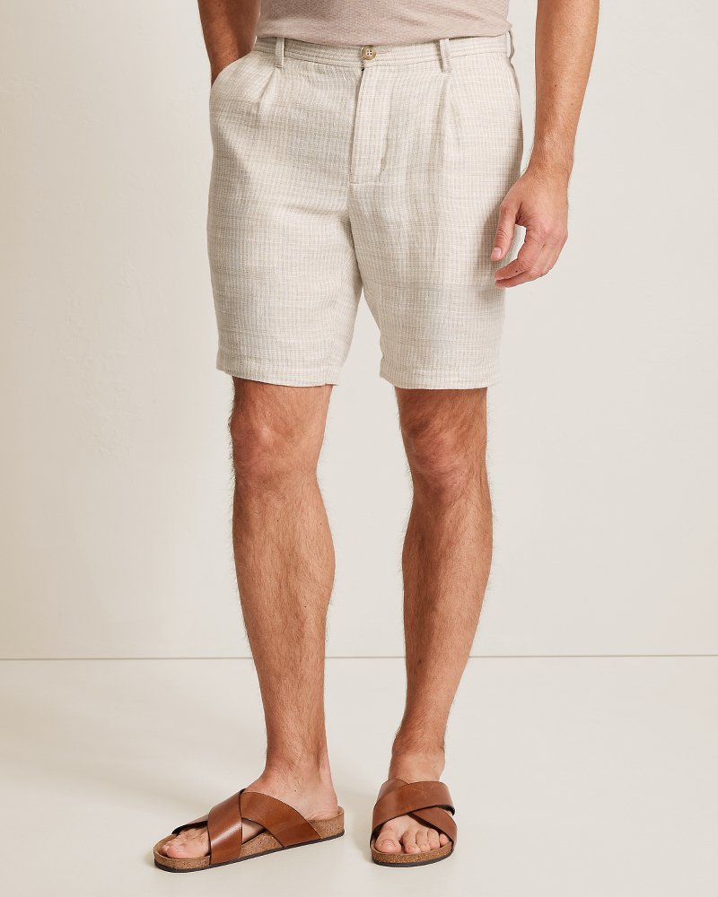 Baird McNutt Linen 9-Inch Shorts - Golden Honey