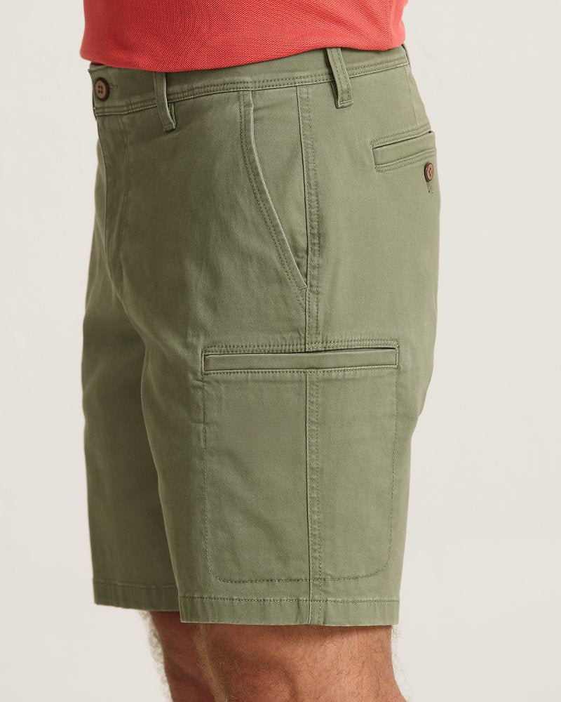 Boracay Island Chino Cargo 9-Inch Shorts - Dark Soapstone