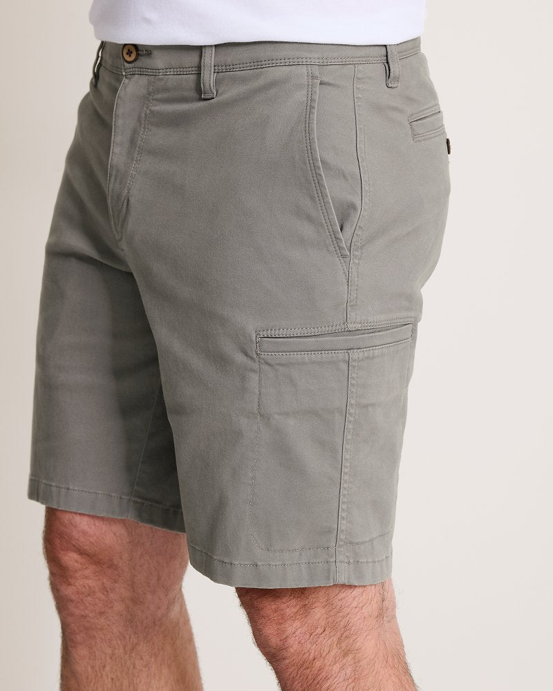 Boracay Island Chino Cargo 9-Inch Shorts - Spa Stone