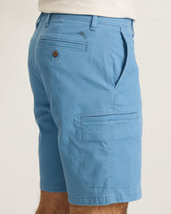 Boracay Island Chino Cargo 9-Inch Shorts - Dark Azzurro