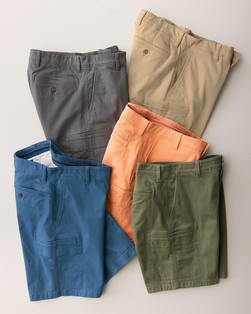 Boracay Island Chino Cargo 9-Inch Shorts - Dark Azzurro