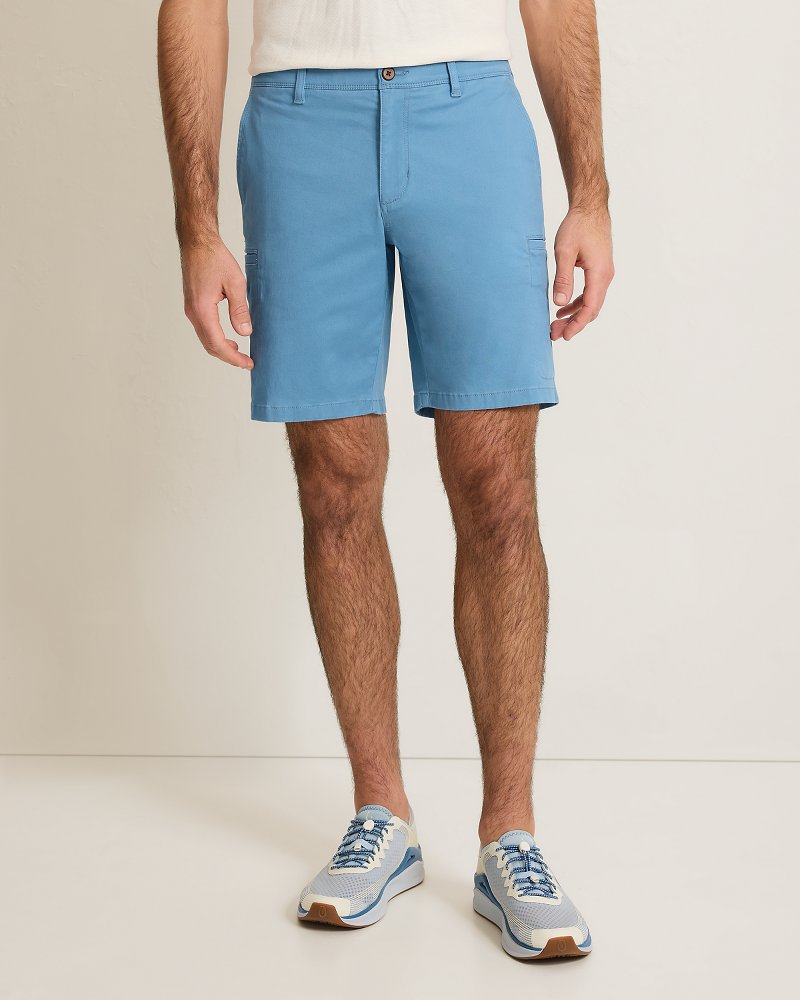 Boracay Island Chino Cargo 9-Inch Shorts - Dark Azzurro