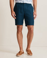 Bora Beach Gauze E-Waist 9-Inch Shorts - Maritime