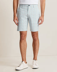 Chip Shot Plaid Bay IslandZone 9-Inch Shorts - Continental