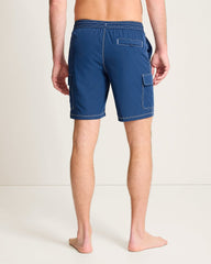 Baja Bay 8-Inch Boardshorts - Island Navy