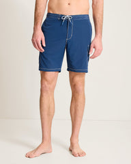 Baja Bay 8-Inch Boardshorts - Island Navy