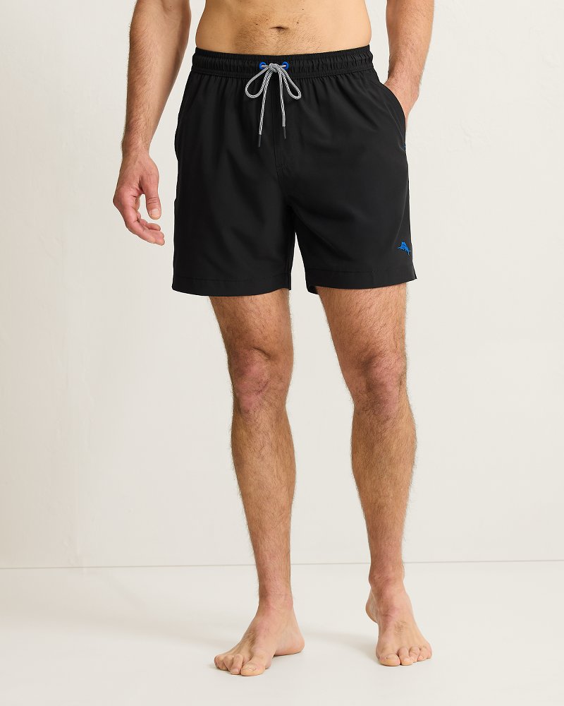 Naples Valley 6-Inch Swim Trunks - Black