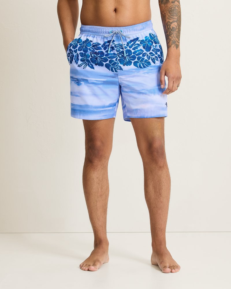 Naples Sapphire Shores 6-Inch Swim Trunks - Dockside Blue