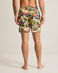 Naples Cabana Skies 6-Inch Swim Trunks - Tanned