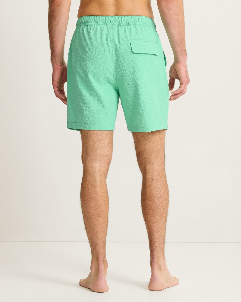 Naples Shores 6-Inch Swim Trunks - Turq Cabbage
