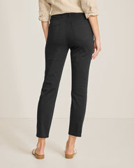 Boracay Beach High-Rise Ankle Jeans - Black
