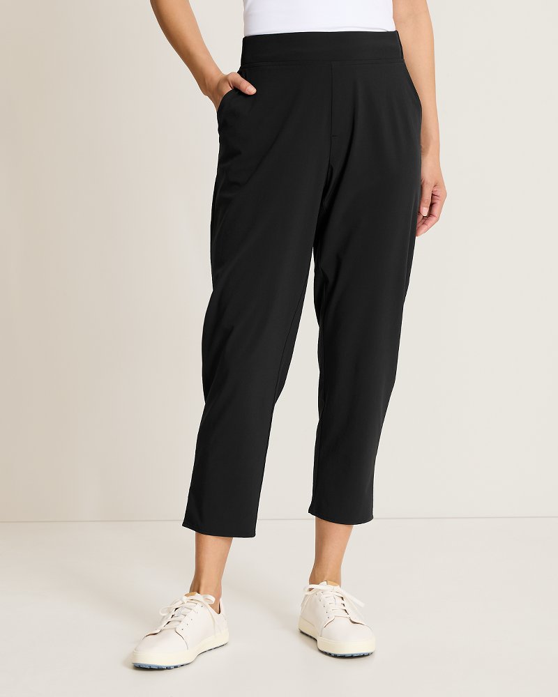 Alicia IslandZone Cropped Easy Pants - Black