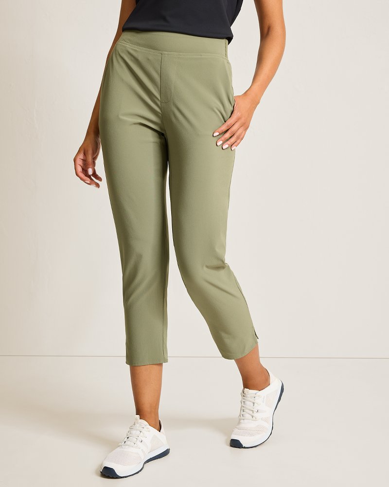 Alicia IslandZone Cropped Easy Pants - Tea Leaf