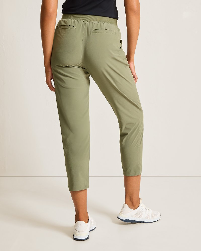 Alicia IslandZone Cropped Easy Pants - Tea Leaf