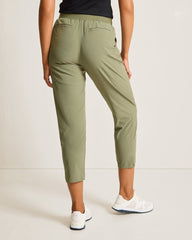 Alicia IslandZone Cropped Easy Pants - Tea Leaf