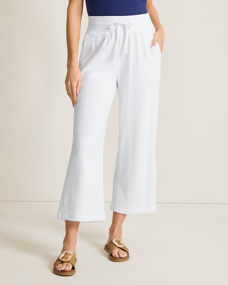 Marina Del Mar Cropped Pants - White