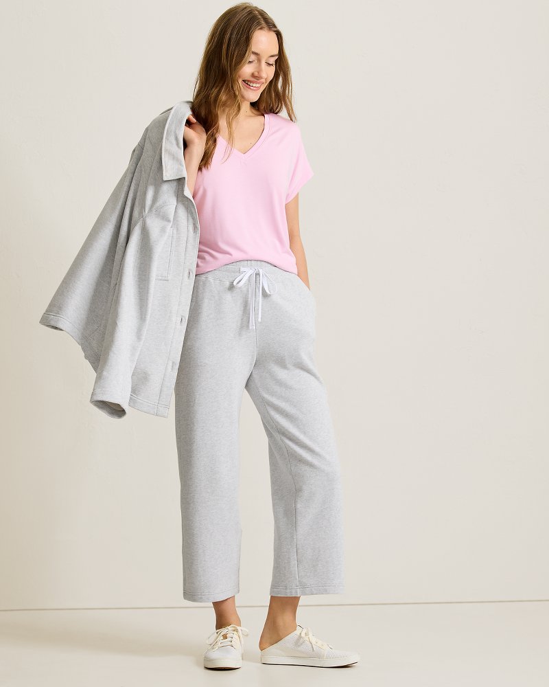 Marina Del Mar Cropped Pants - Summer Grey Hthr