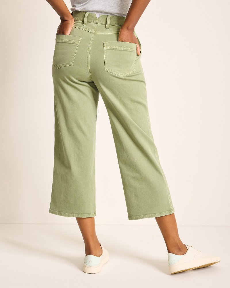 Boracay Cropped Field Pants - Dusty Thyme