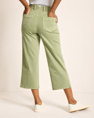 Boracay Cropped Field Pants - Dusty Thyme