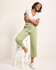 Boracay Cropped Field Pants - Dusty Thyme