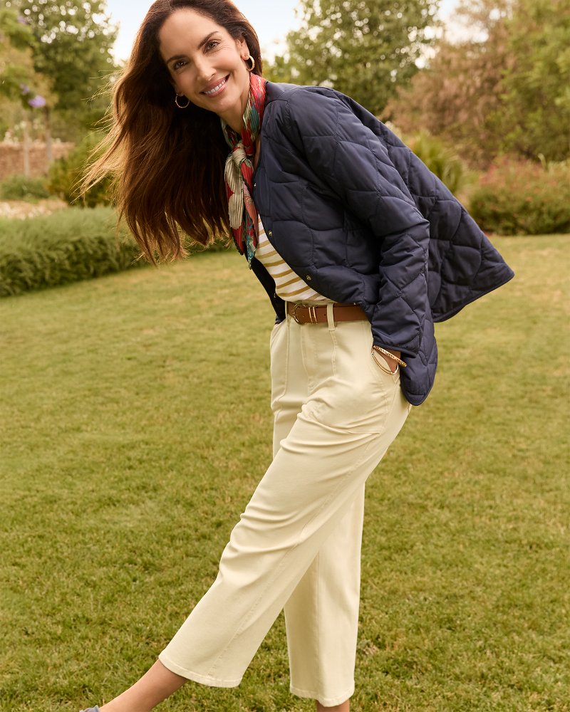 Boracay Cropped Field Pants - Bleached Sand