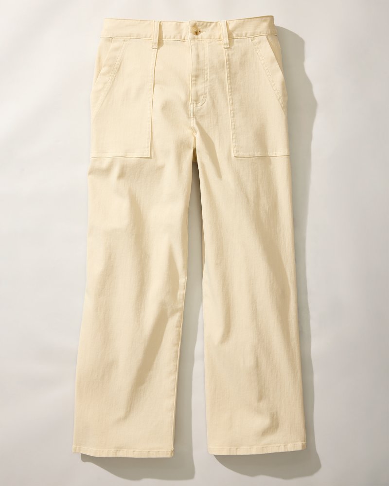 Boracay Cropped Field Pants - Bleached Sand