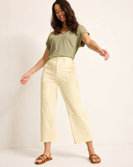 Boracay Cropped Field Pants - Bleached Sand