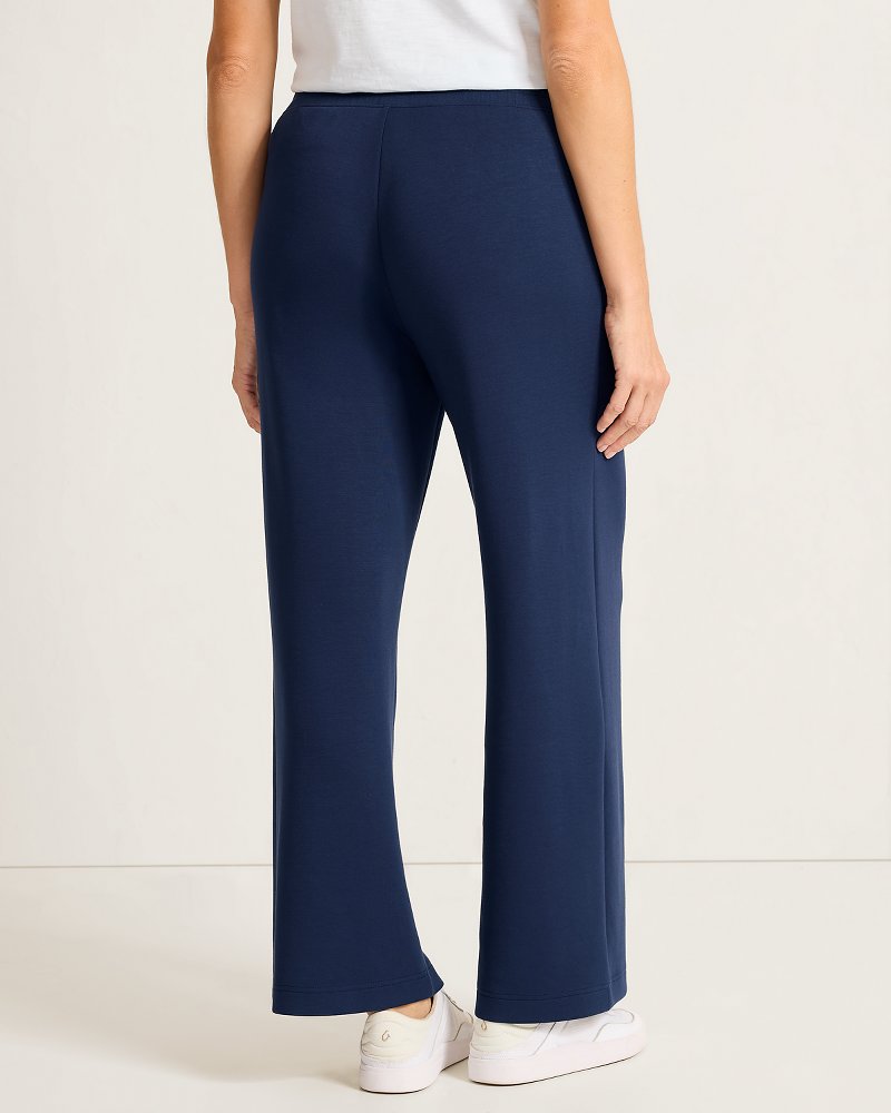 Palm Voyage Wide-Leg Pants - Coastline