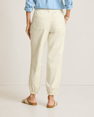 Stretch-Twill Joggers - Vanilla Ice