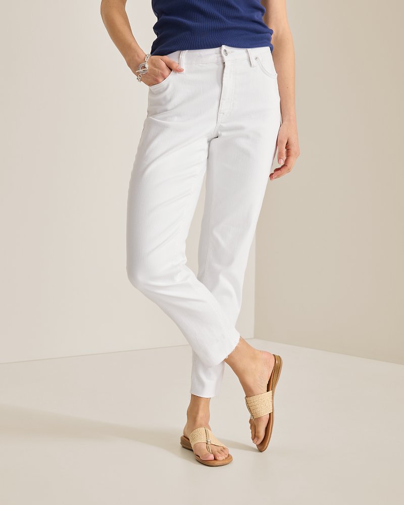 Ella Mid-Rise Slim Boyfriend Jeans - Sugar Wash