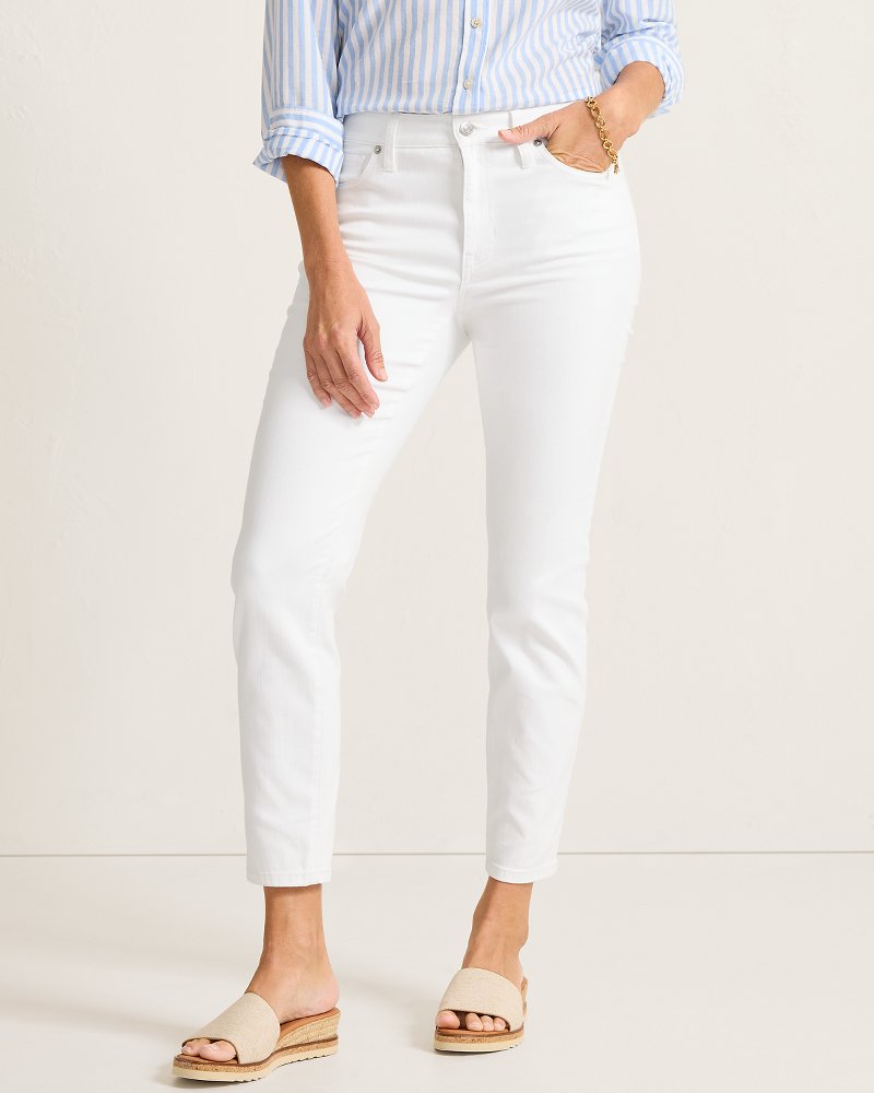 Ella High-Rise Skinny Ankle Jeans - Sugar Wash