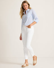 Ella High-Rise Skinny Ankle Jeans - Sugar Wash