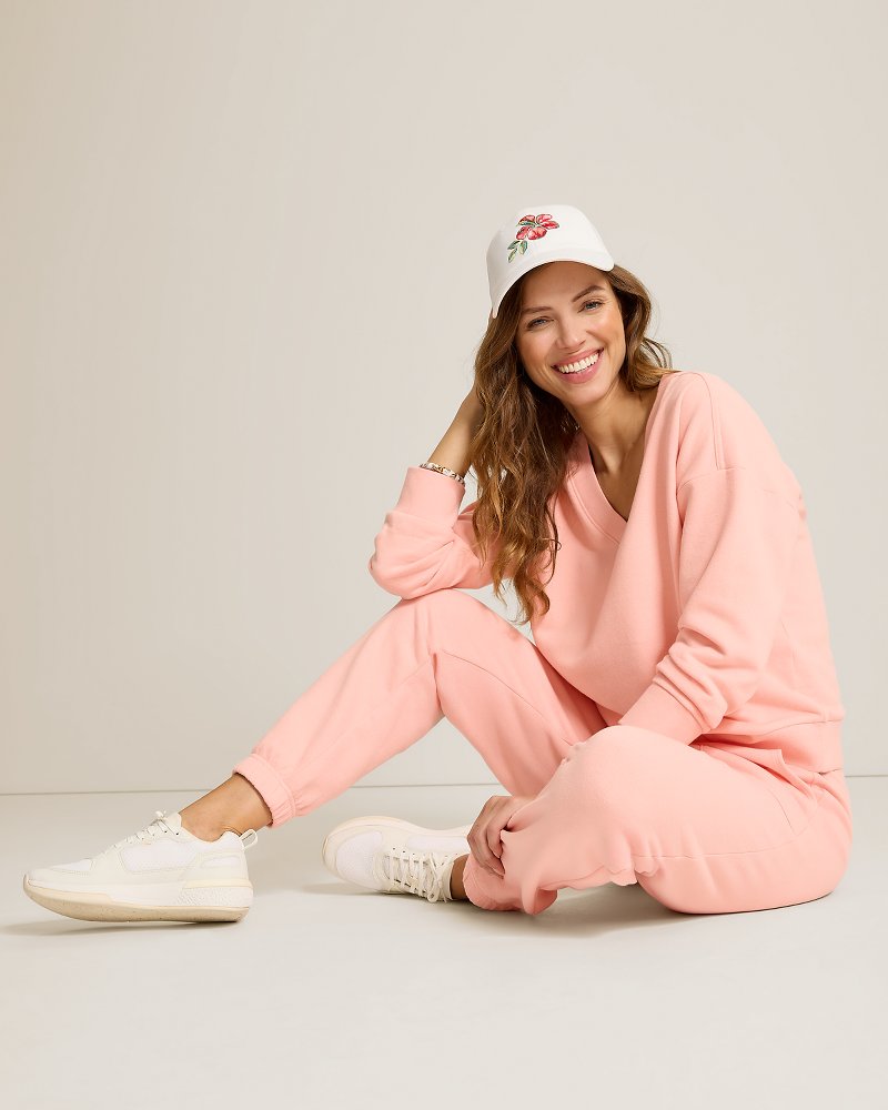 Marina Del Mar Joggers - Light Salmon